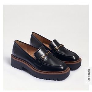 SAM EDELMAN - black LAURS Lug Sole Loafer
